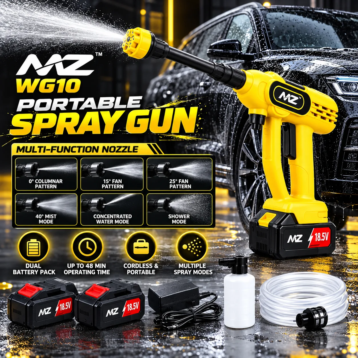 Spray components