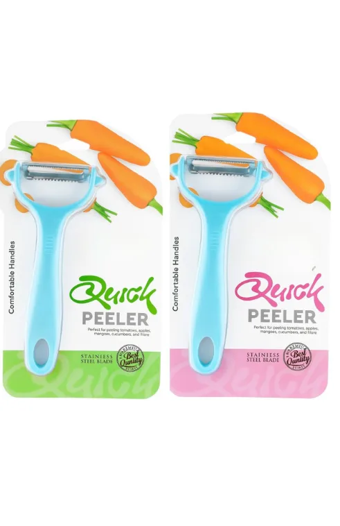 Quick Peeler with Stainless Steel Blade & Handle – Professional Vegetable & Fruit Peeler for Effortless Kitchen Use | Sharp, Durable & Easy to Clean Tool