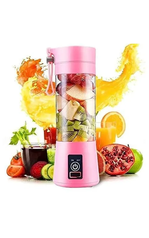 Portable Electric Juicer Blender Bottle – USB Rechargeable Smoothie Maker 380ml