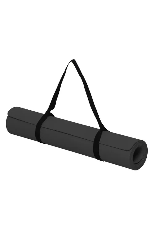 Premium Yoga Mat with Carry Strap – Non-Slip, High-Density Exercise Mat