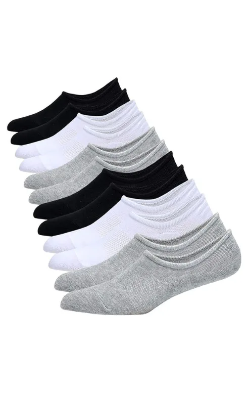 unisex Low Cut Ankle Socks Pack – Cotton No-Show Socks for Daily Wear {pack of 6}