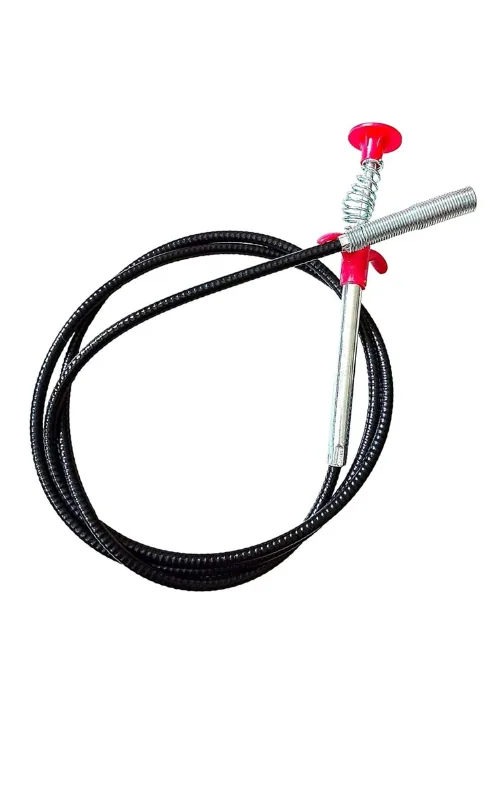 Flexible Drain Cleaning Snake – Manual Pipe Cleaner for Sink and Bathroom Drains