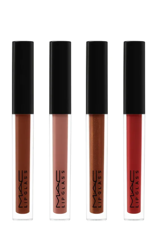 MAC Lipglass Set – High Shine Lip Gloss in Multiple Shades