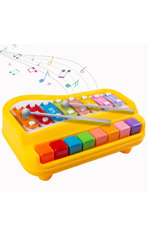 Kids Musical Xylophone Toy with Piano Keys – 2-in-1 Educational Music Toy